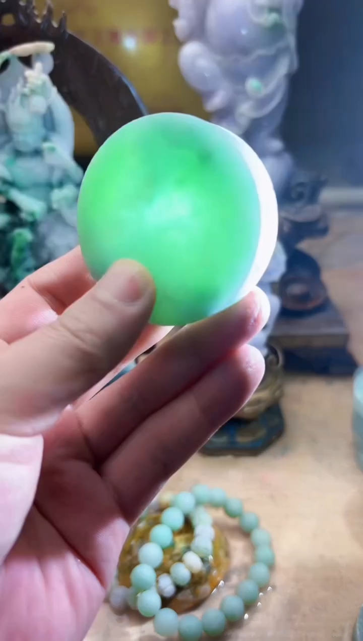 未镶嵌挂件翡翠A货张优9108