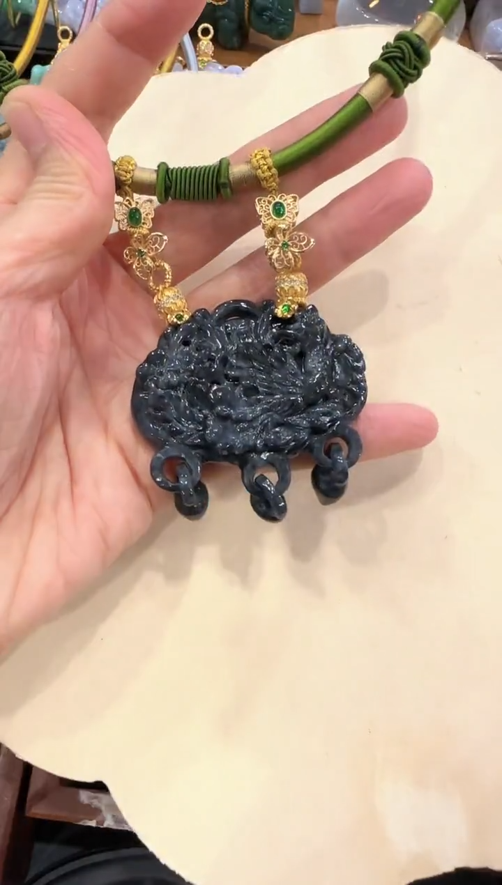 【闪购商品】翡翠颈饰未镶嵌国风