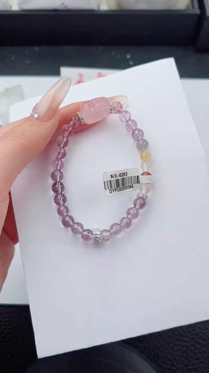 未镶嵌手链水晶碎玉微色差T