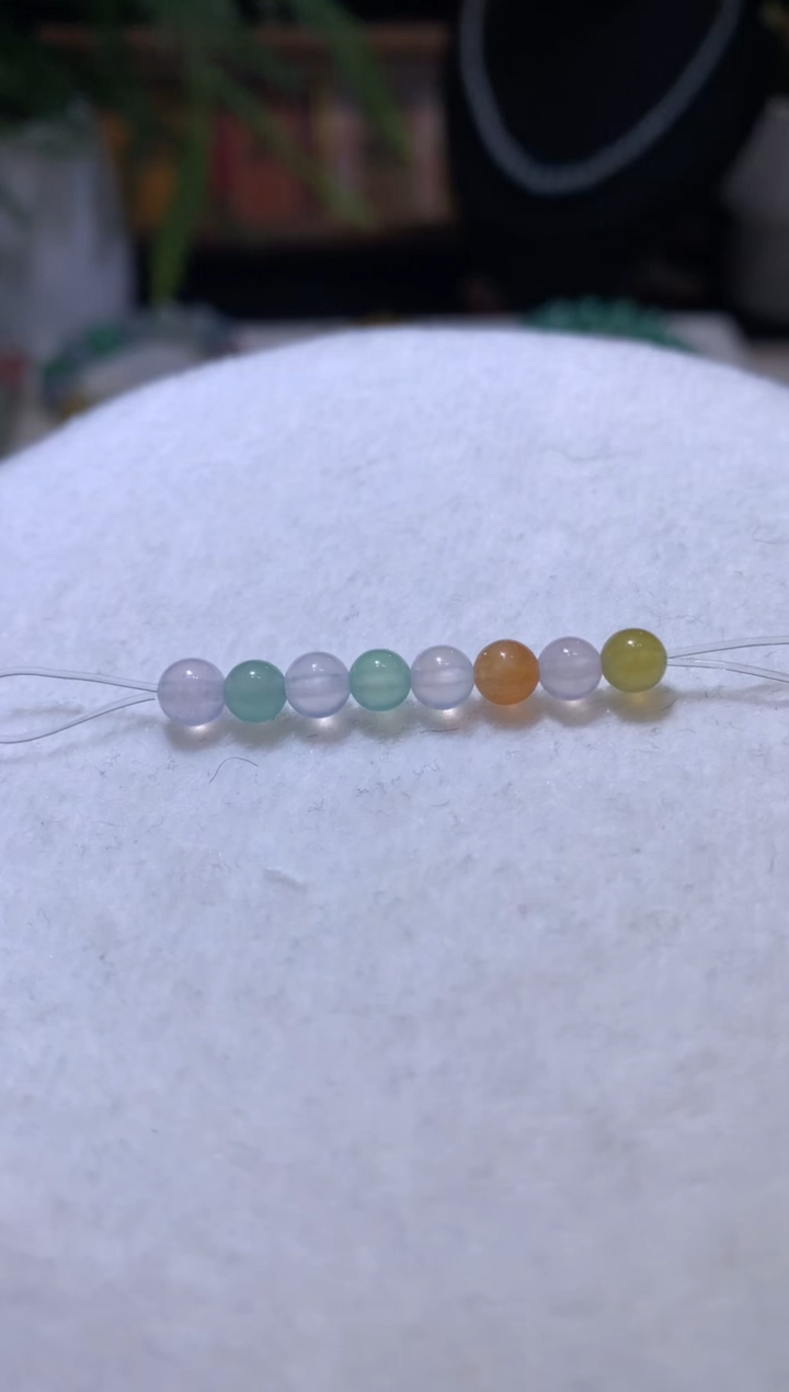 【闪购商品】定制翡翠未镶嵌一组珠子3800+380