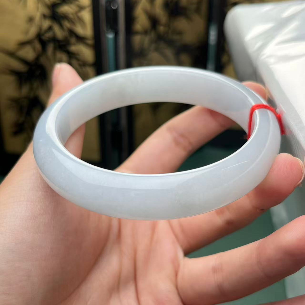 天然.保真.老坑种.62+圈-天然缅甸A货翡翠.果冻胶底蓝-25040106