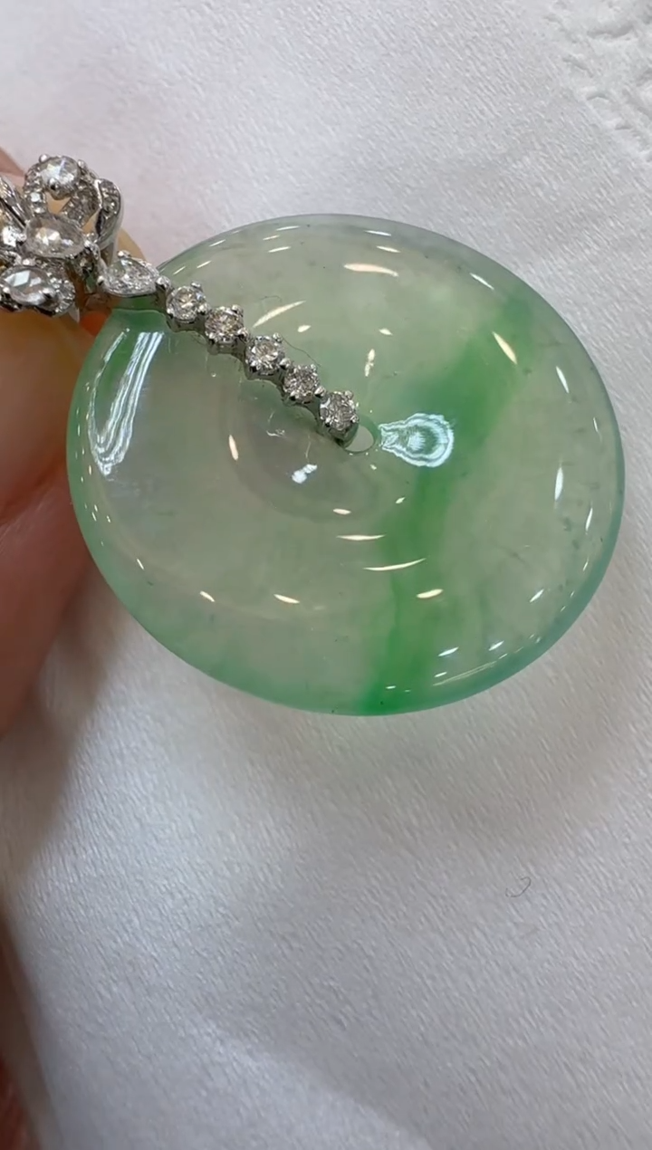 【闪购商品】翡翠吊坠(不含链)18K金镶嵌多样性团购发一件