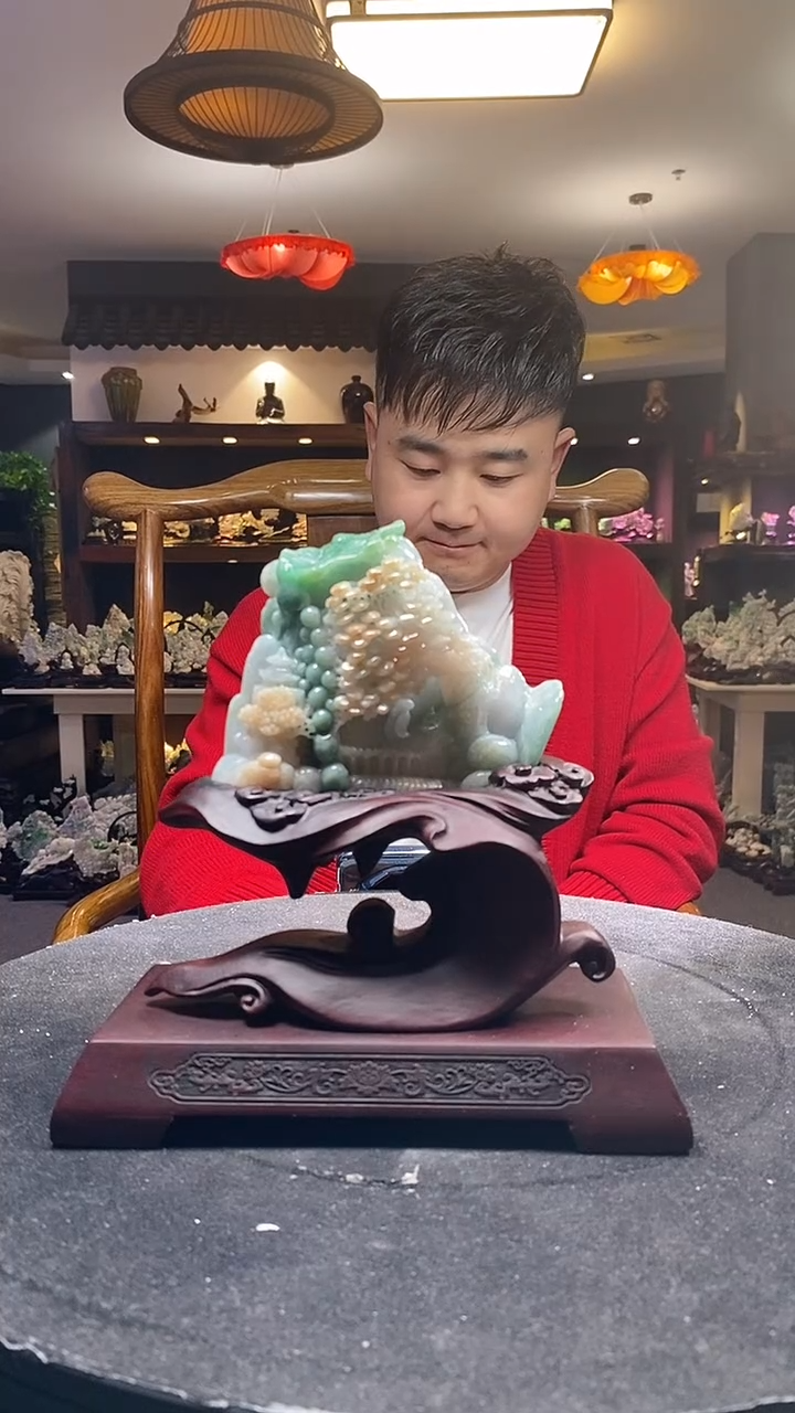 【闪购商品】定制翡翠未镶嵌03/0215/W/山水