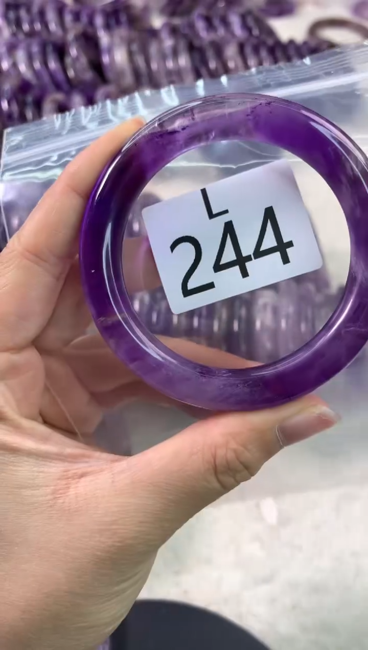 【闪购商品】水晶水晶手镯L未镶嵌244-54