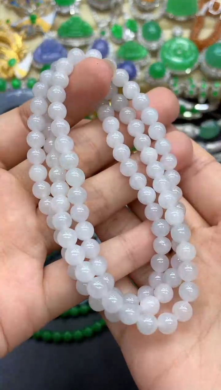 颈饰未镶嵌翡翠252-中国好珍宝