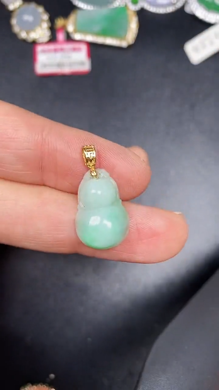 银S925镶嵌戒指翡翠1000