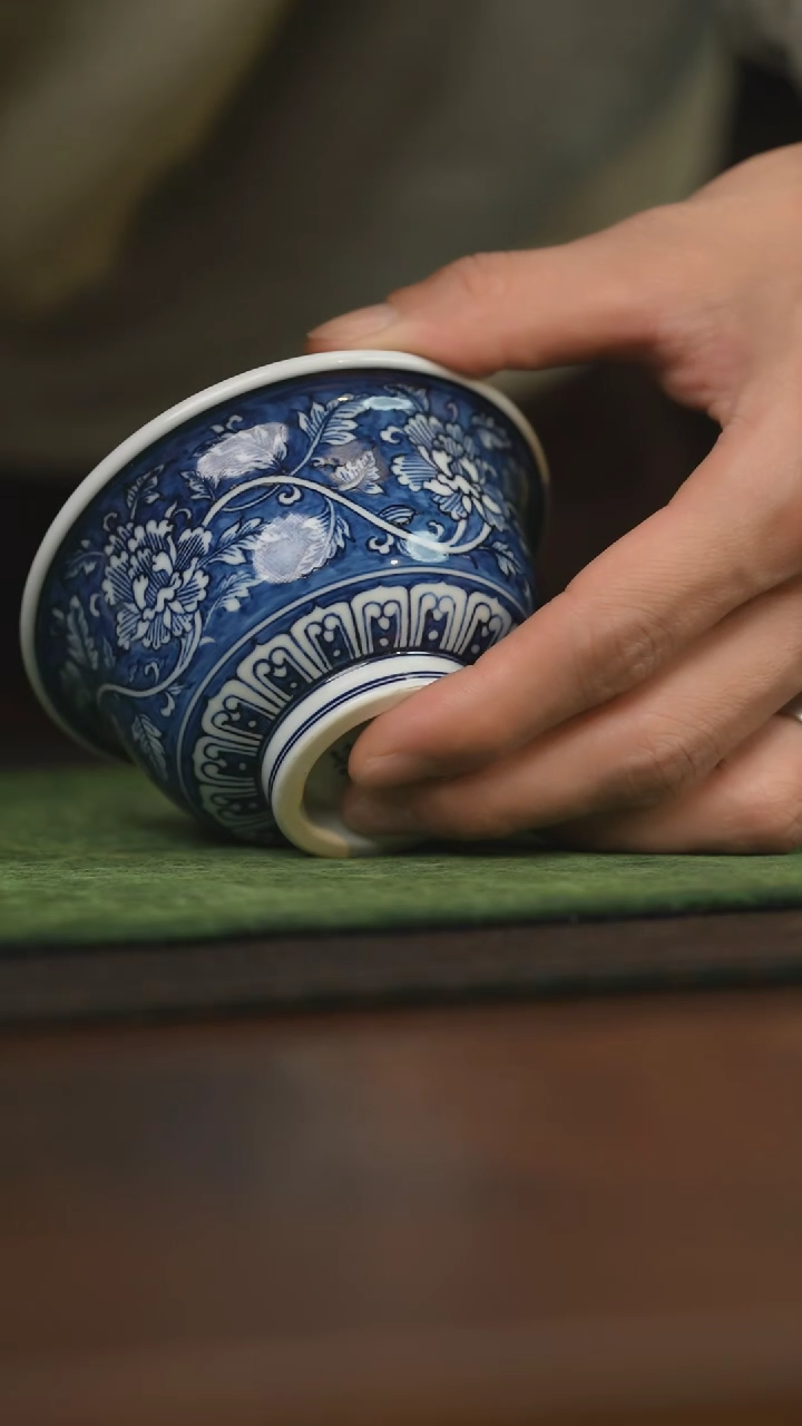 【闪购商品】杯柴窑青花破价福利
