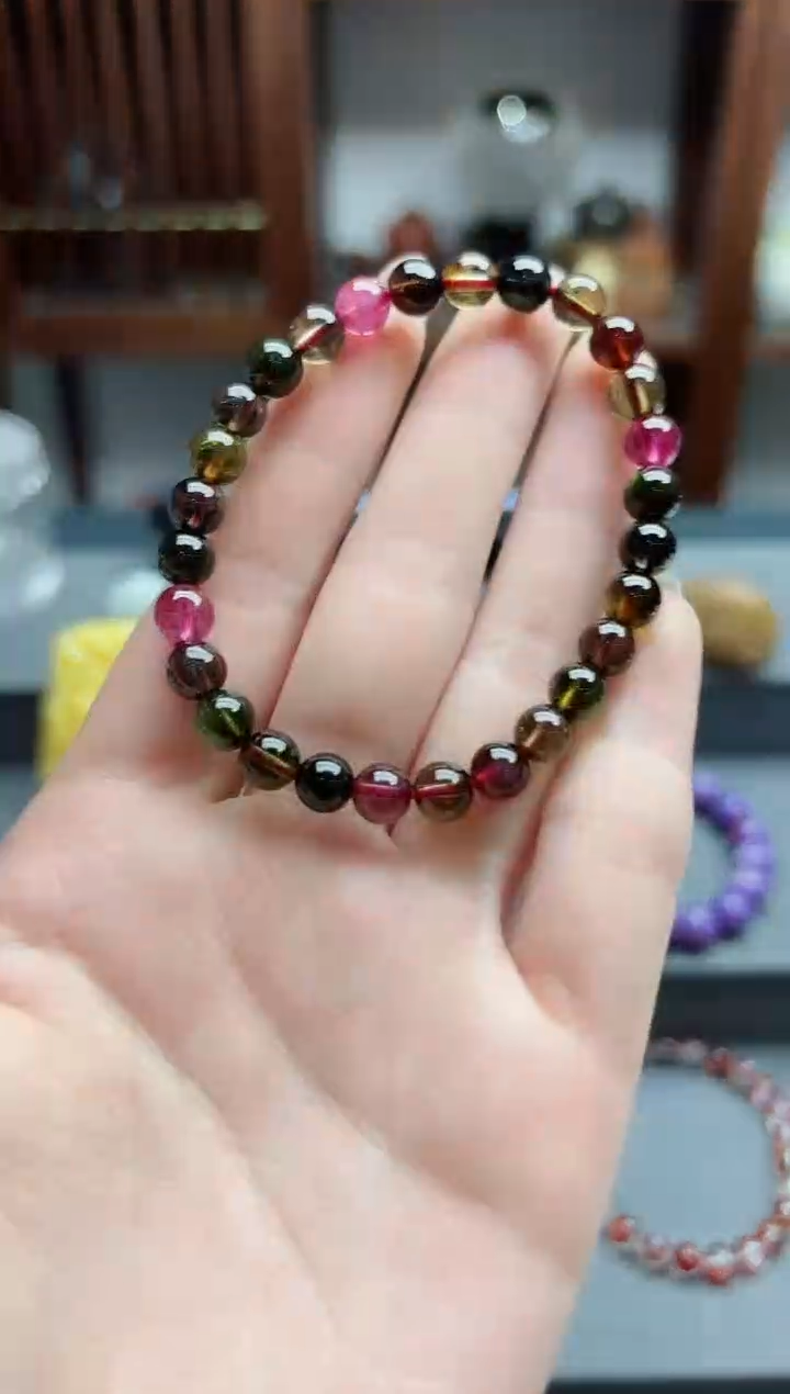 【闪购商品】碧玺手串未镶嵌碧玺手串*1 ZD