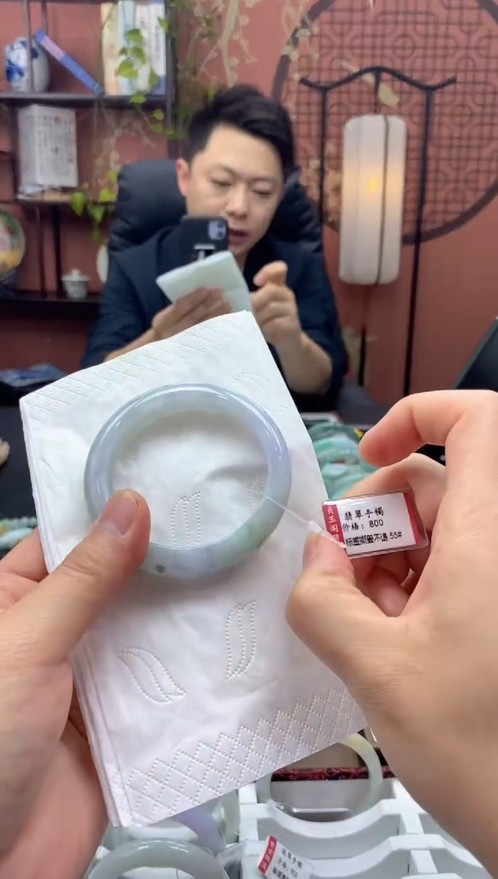 未镶嵌手镯翡翠3154*********