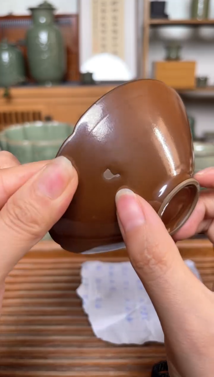 【闪购商品】其他165纯手工紫金釉玉兰杯