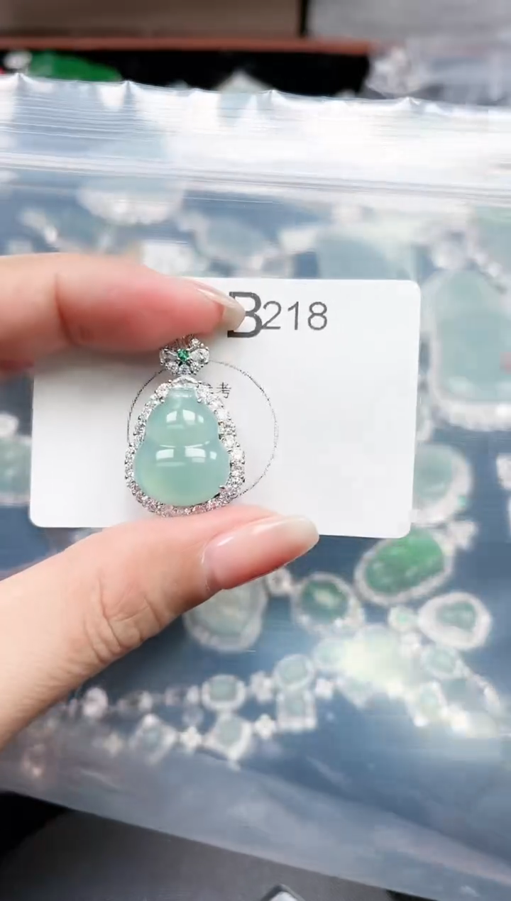 【闪购商品】翡翠颈饰未镶嵌218赠皮绳