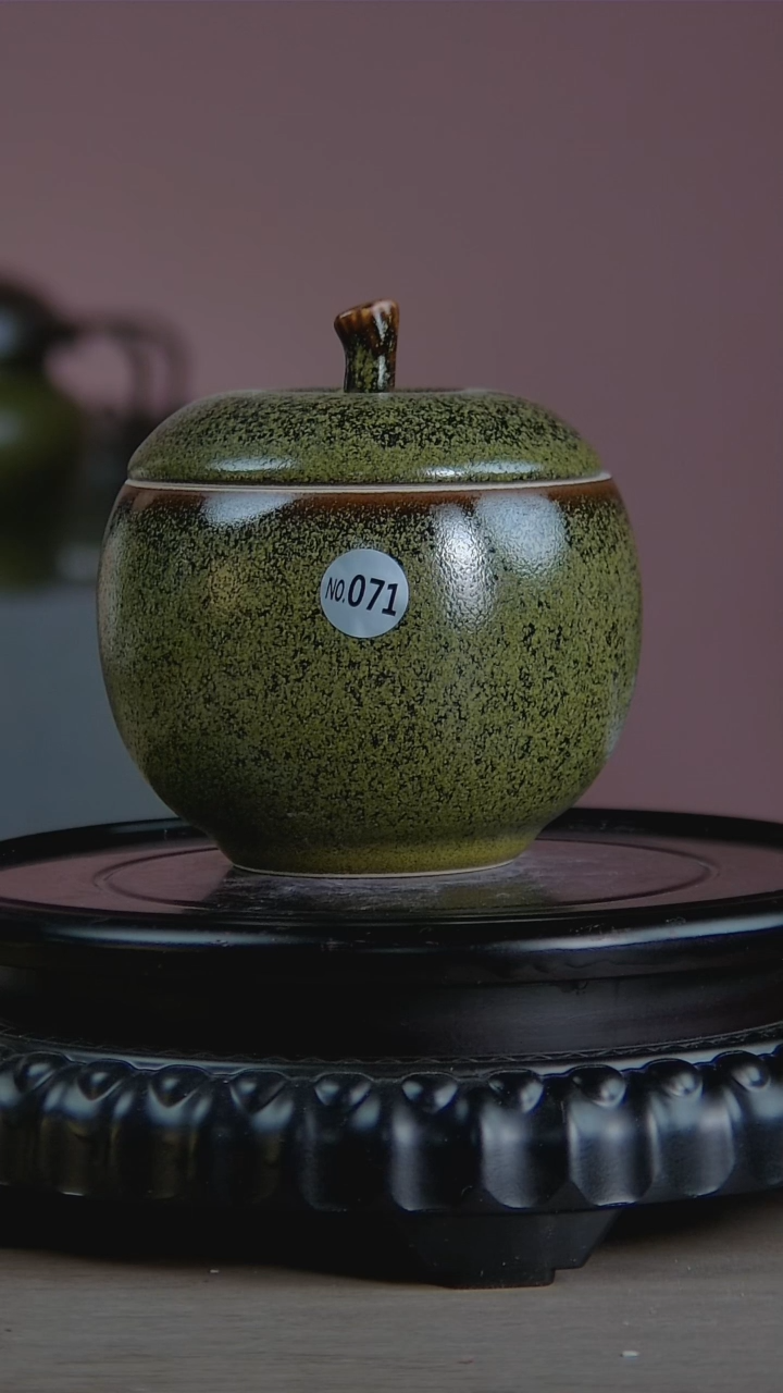 景韵堂仿清茶叶末釉