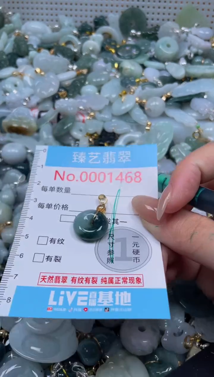 颈饰未镶嵌翡翠1468