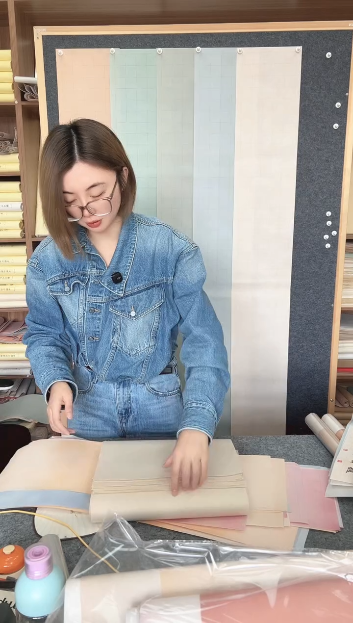 闪~楮皮夹宣【六尺三开25张装180*32cm】~很厚的半熟哦 定制版