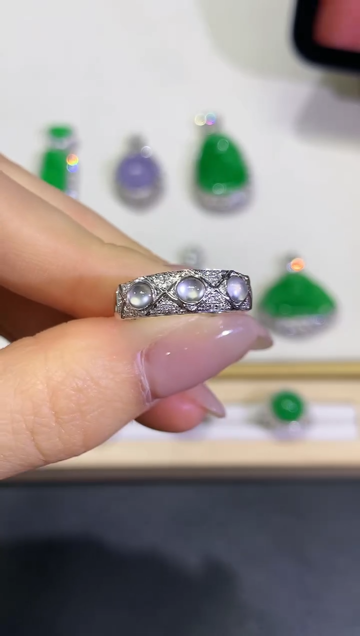 【闪购商品】翡翠颈饰18K金镶嵌团购73