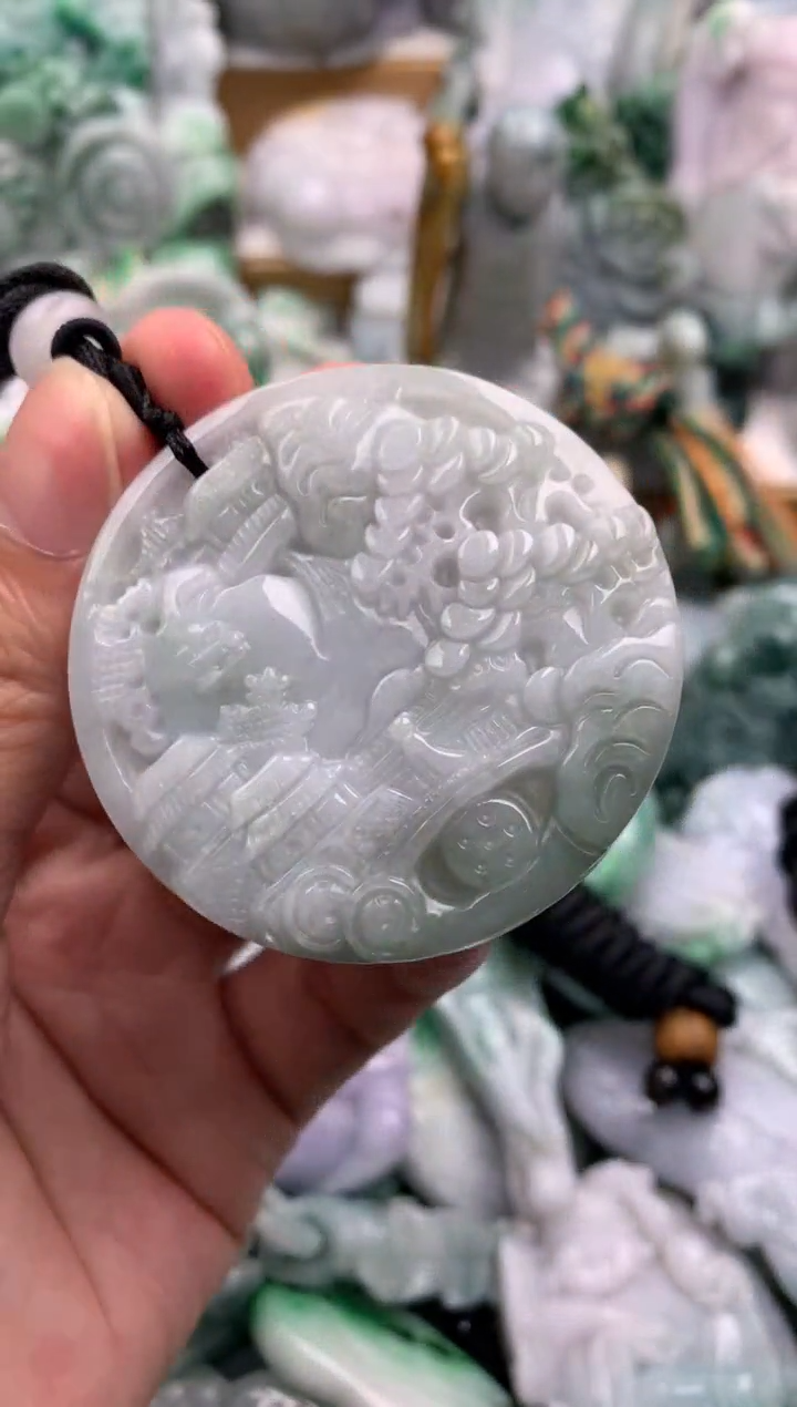 吊坠(不含链)未镶嵌翡翠1