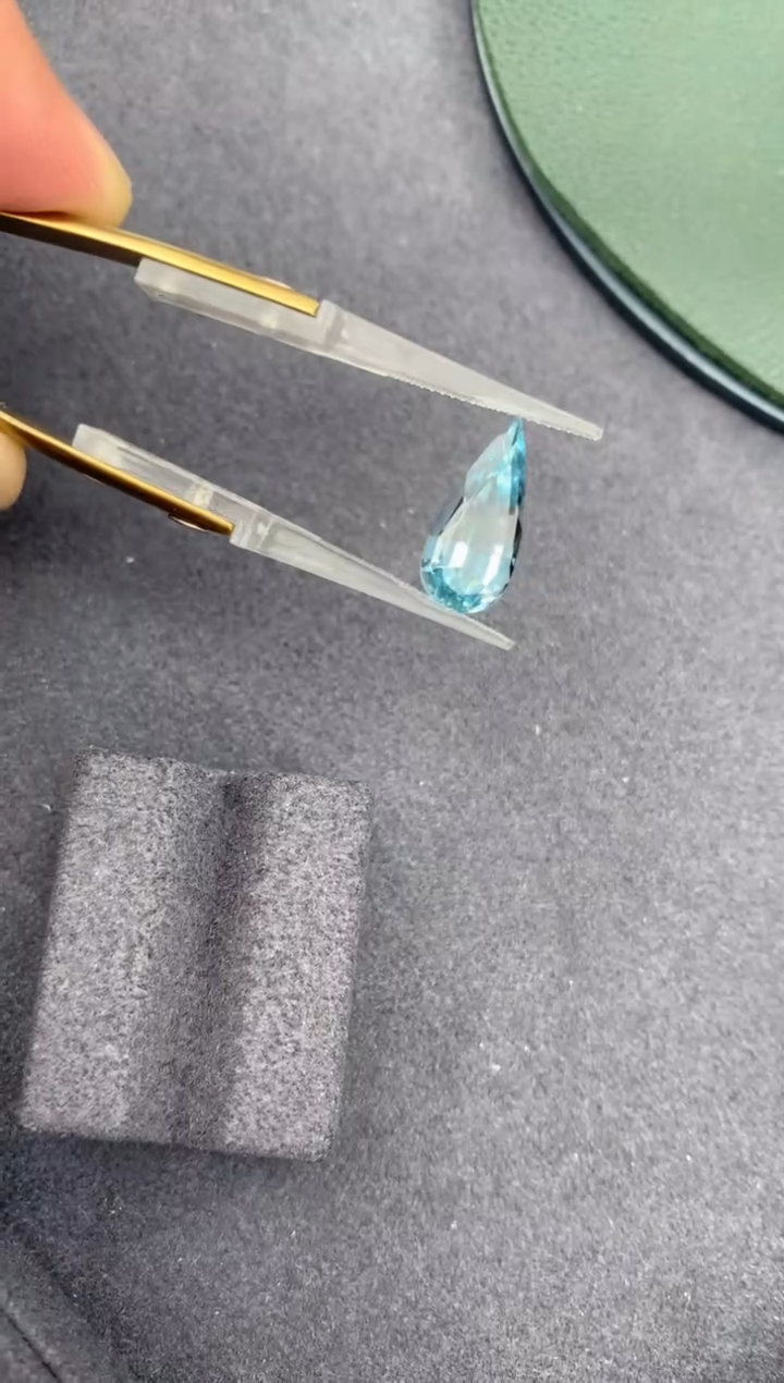 【闪购商品】海蓝宝石裸石未镶嵌3.4ct海蓝宝