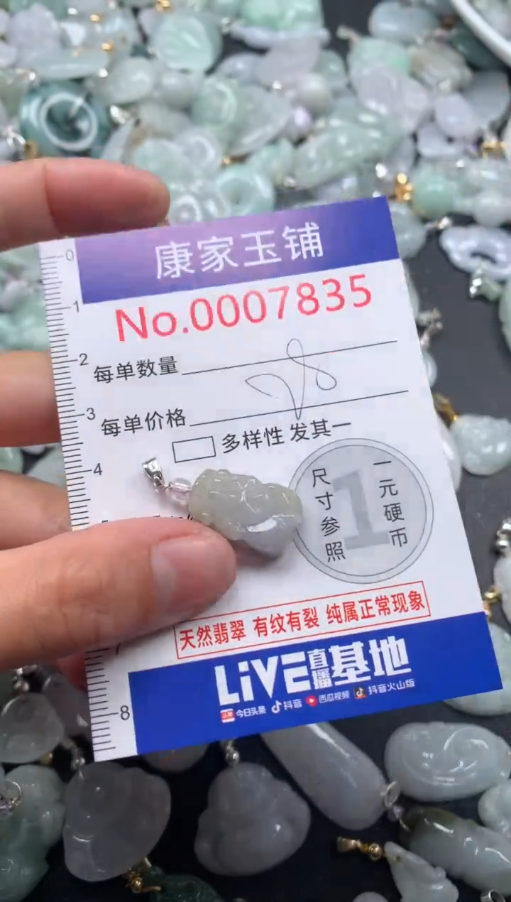 颈饰未镶嵌翡翠7835