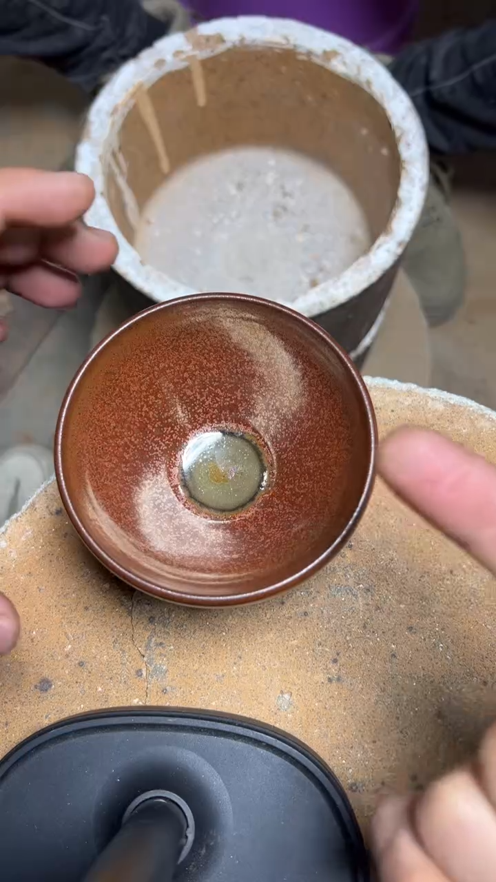 【闪购商品】茶盏名家周家勇建盏（带证书礼盒）2