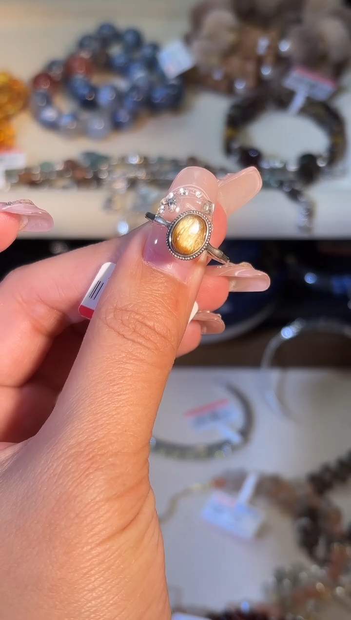 未镶嵌戒指水晶k537多样性发货一件