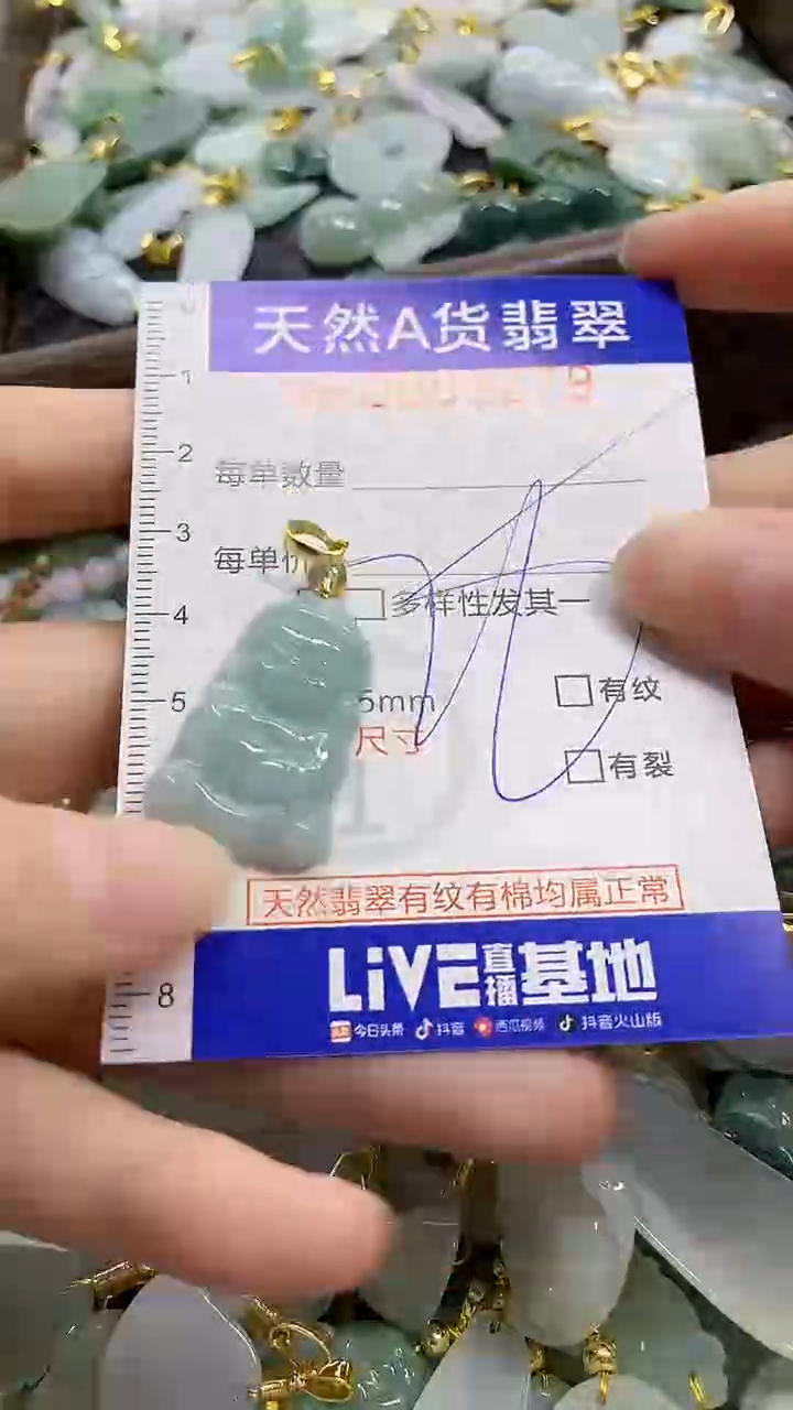 颈饰未镶嵌翡翠天然A货翡翠