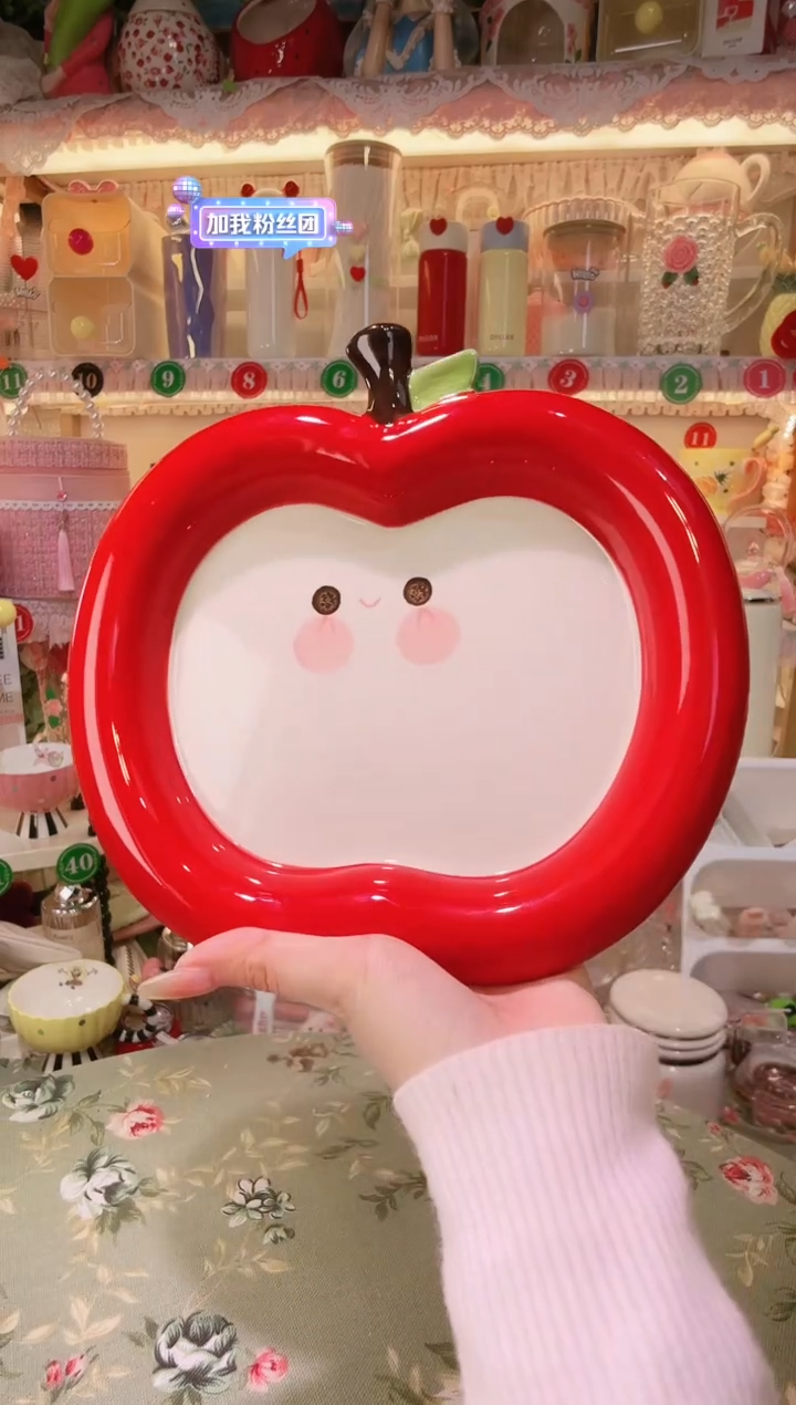【闪购商品】摆件苹果菜盘品质好，发货快，放心拍