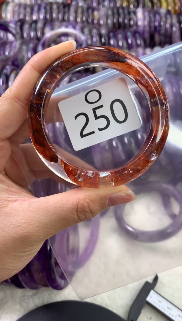 【闪购商品】水晶水晶手镯O未镶嵌250-56