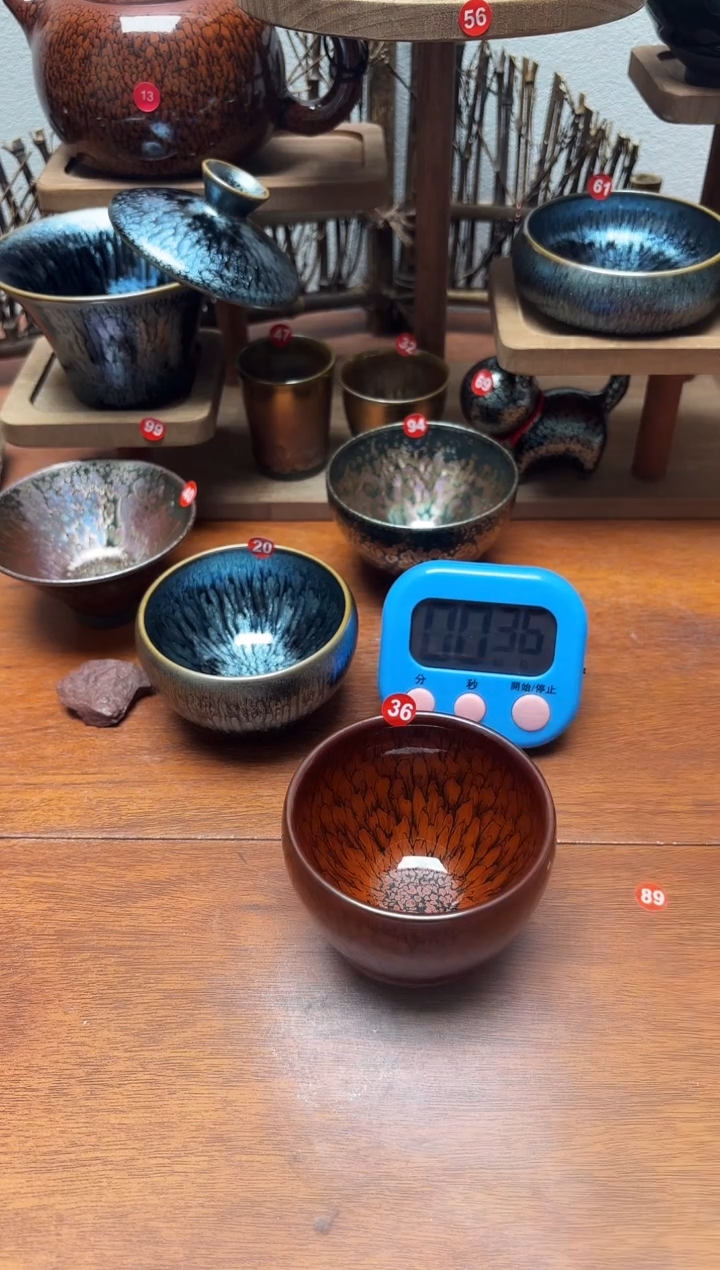 茶盏八*36号建盏工匠茶器