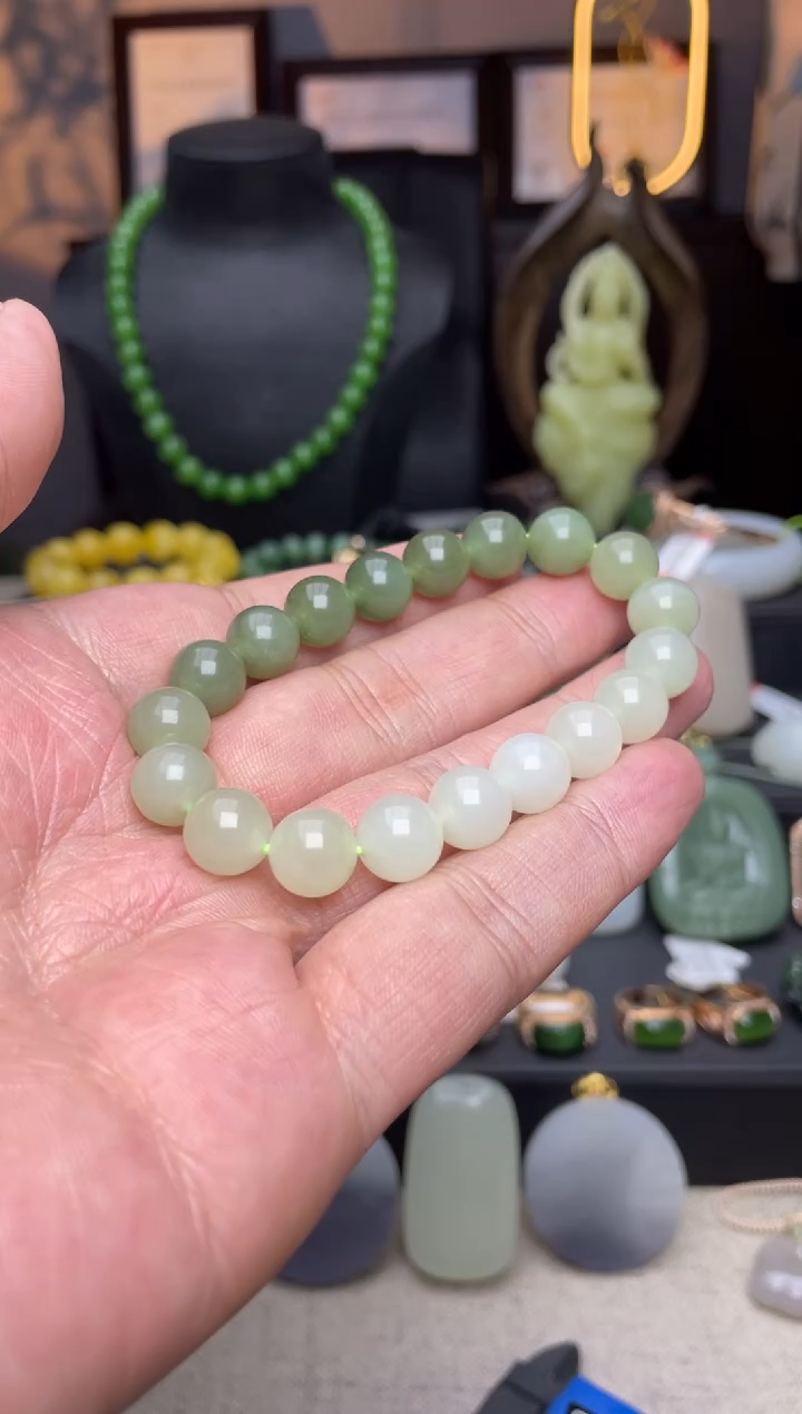 【闪购商品】和田玉手链未镶嵌c023手串