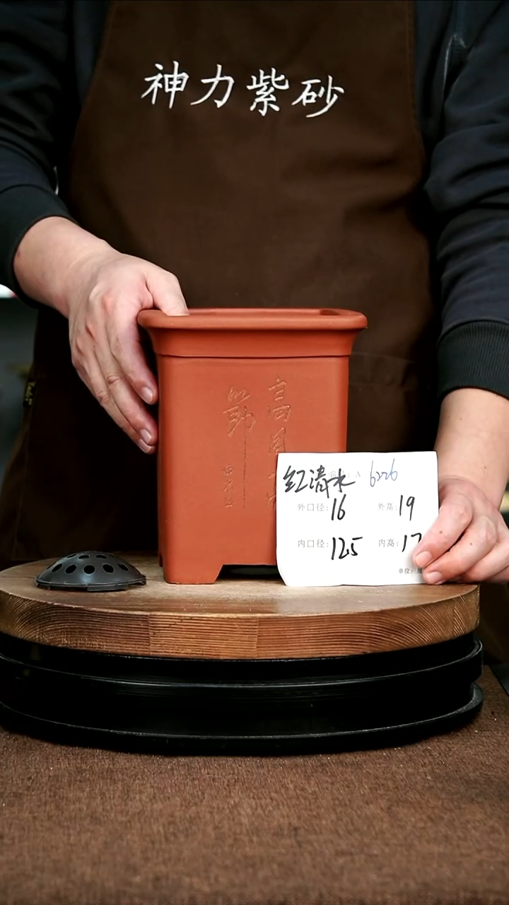 紫砂花盆花卉园艺6226