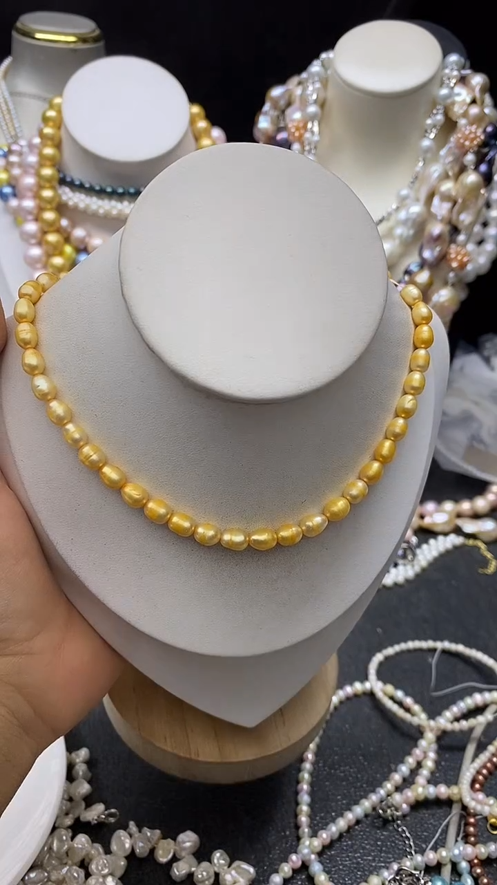 颈饰未镶嵌淡水珍珠多人