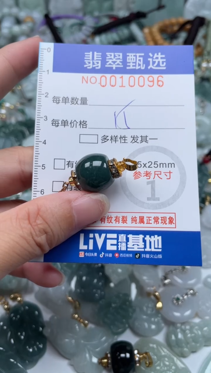 颈饰未镶嵌翡翠10096