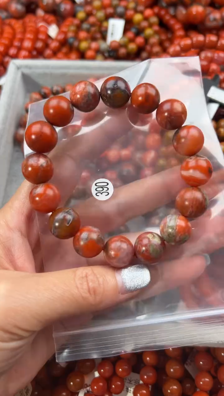 未镶嵌手串南红玛瑙13+