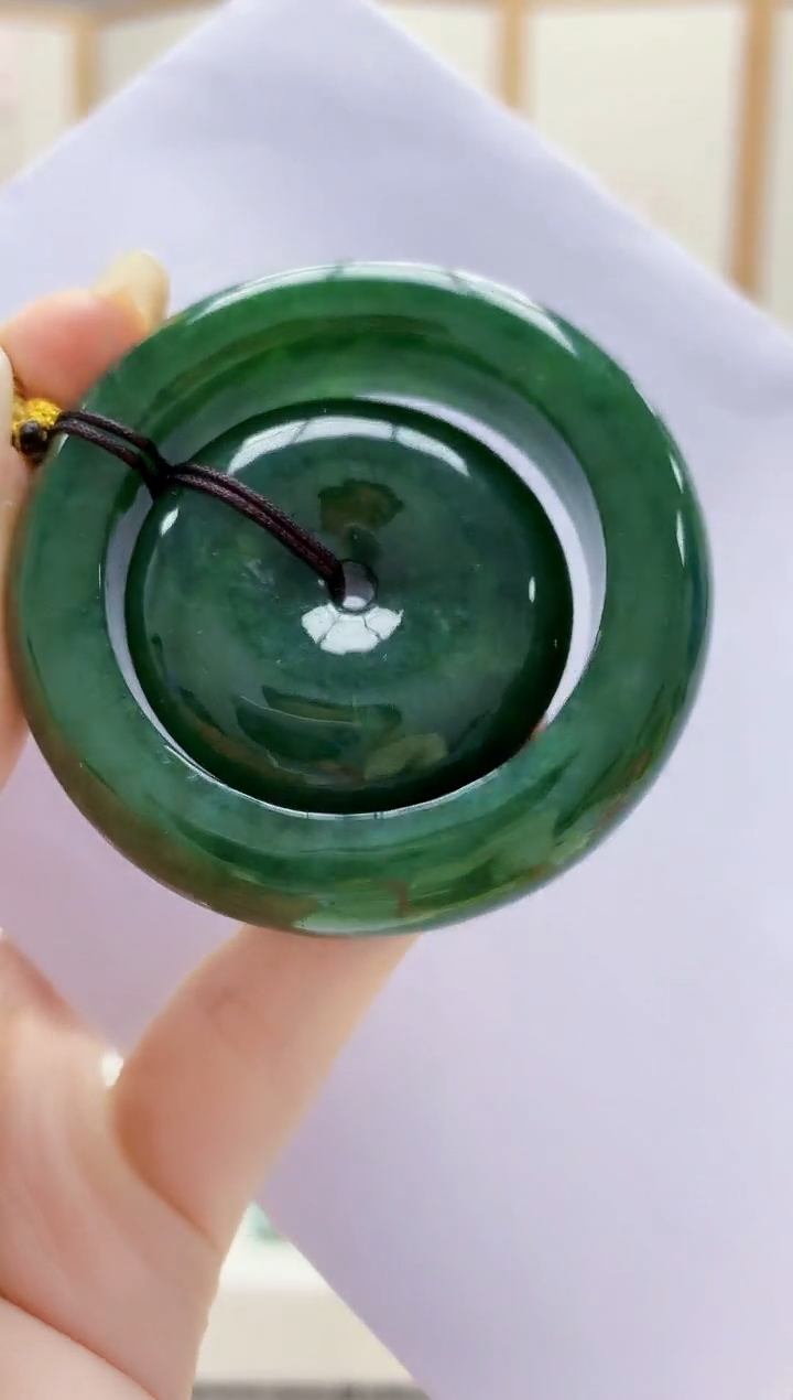 未镶嵌定制翡翠4852jw-毛货挂件52