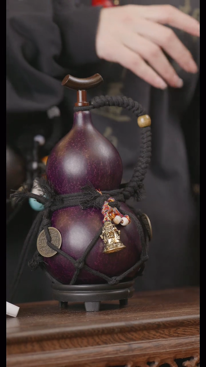 【闪购商品】265号精品天然大漆工艺防渗内胆酒葫芦~