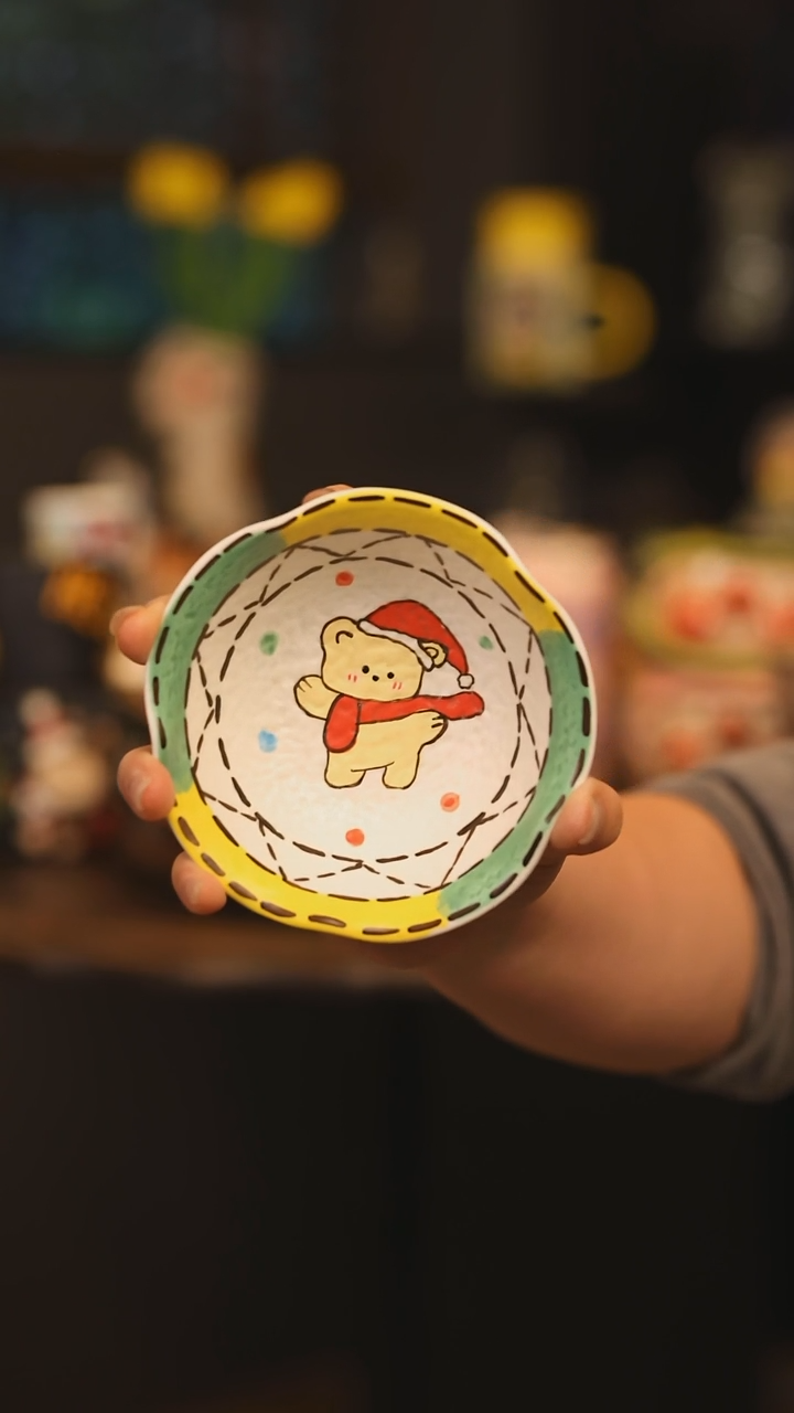 【闪购商品】摆件景德镇釉下彩绘设计师款陶瓷