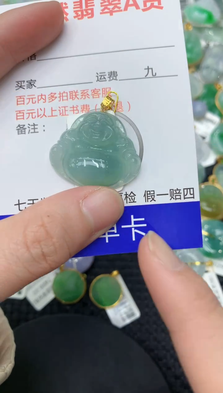 【闪购商品】翡翠颈饰18K金镶嵌111111111111