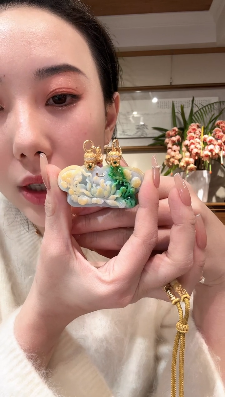 【闪购商品】翡翠颈饰未镶嵌国风