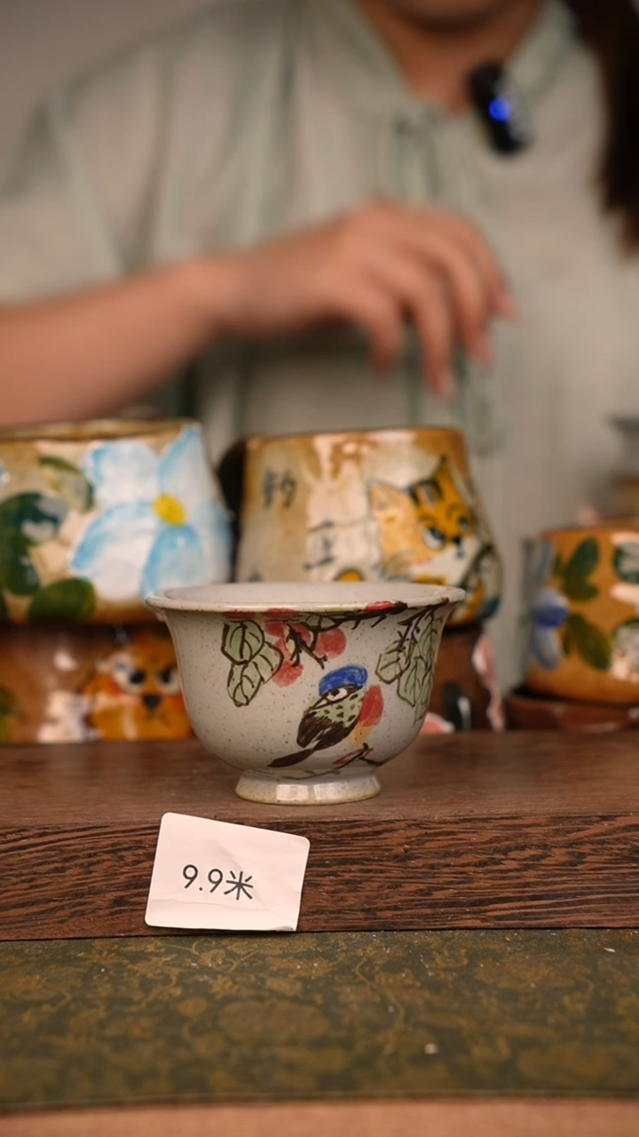 摆件泥垚手作 景德镇手工手绘器物