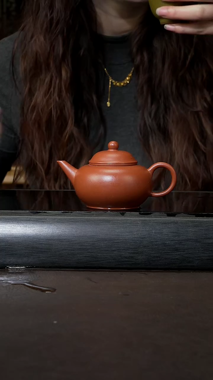 【闪购商品】紫砂茶杯赵庄朱泥 钢帽水平 023