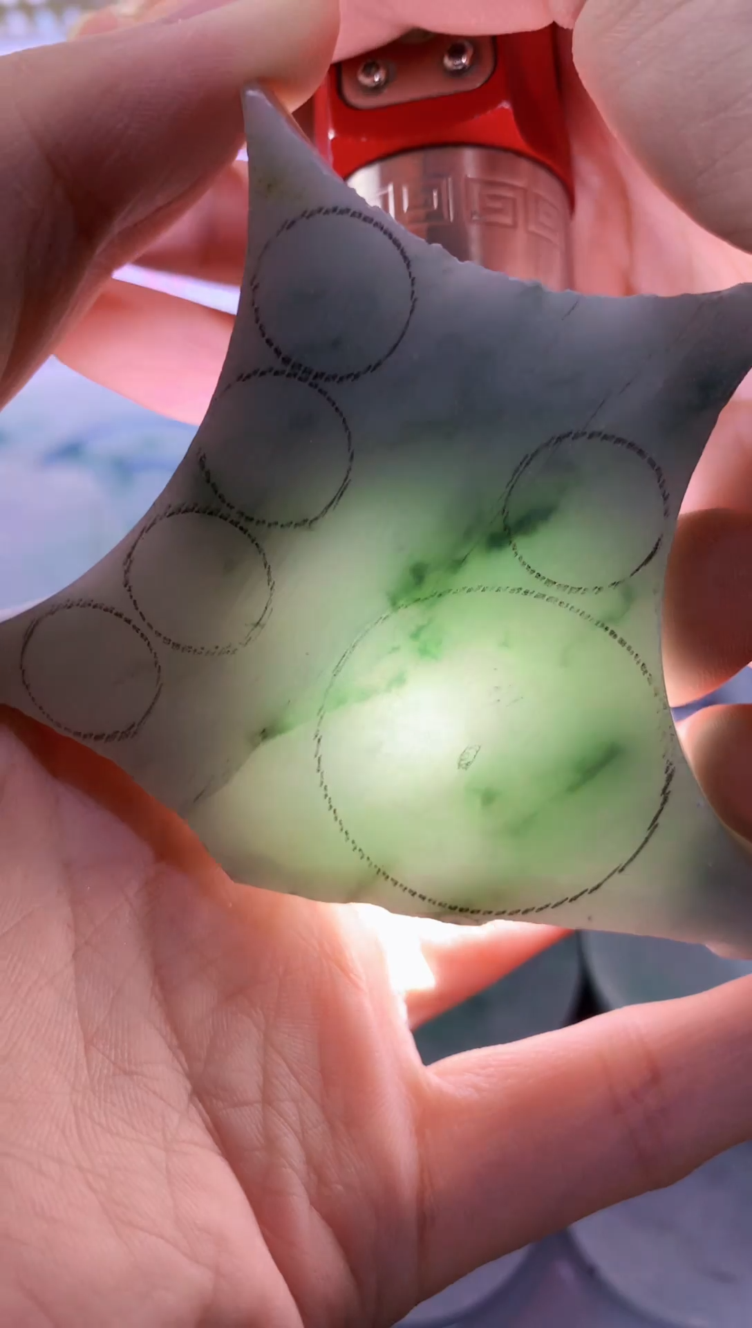 未镶嵌裸石翡翠天然缅甸翡翠FC578