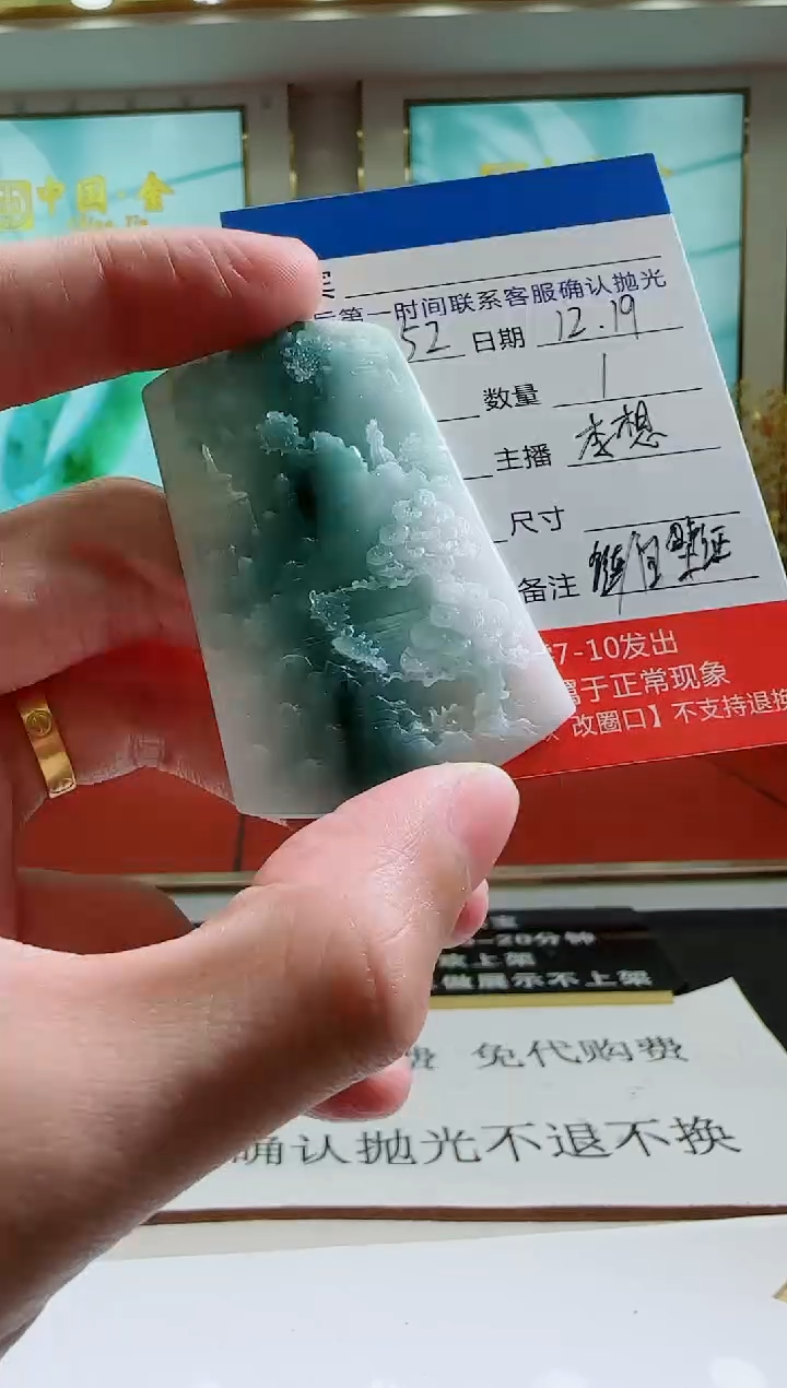 未镶嵌定制翡翠LX52翡翠吊坠赠珠链-多样性发其一