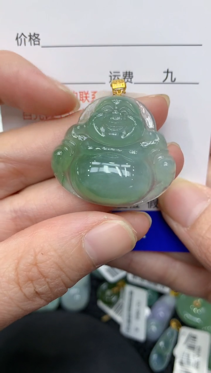 【闪购商品】翡翠颈饰18K金镶嵌11111111