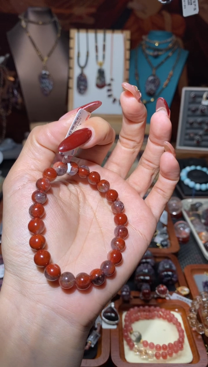 【闪购商品】水晶手串未镶嵌红极光8+mm