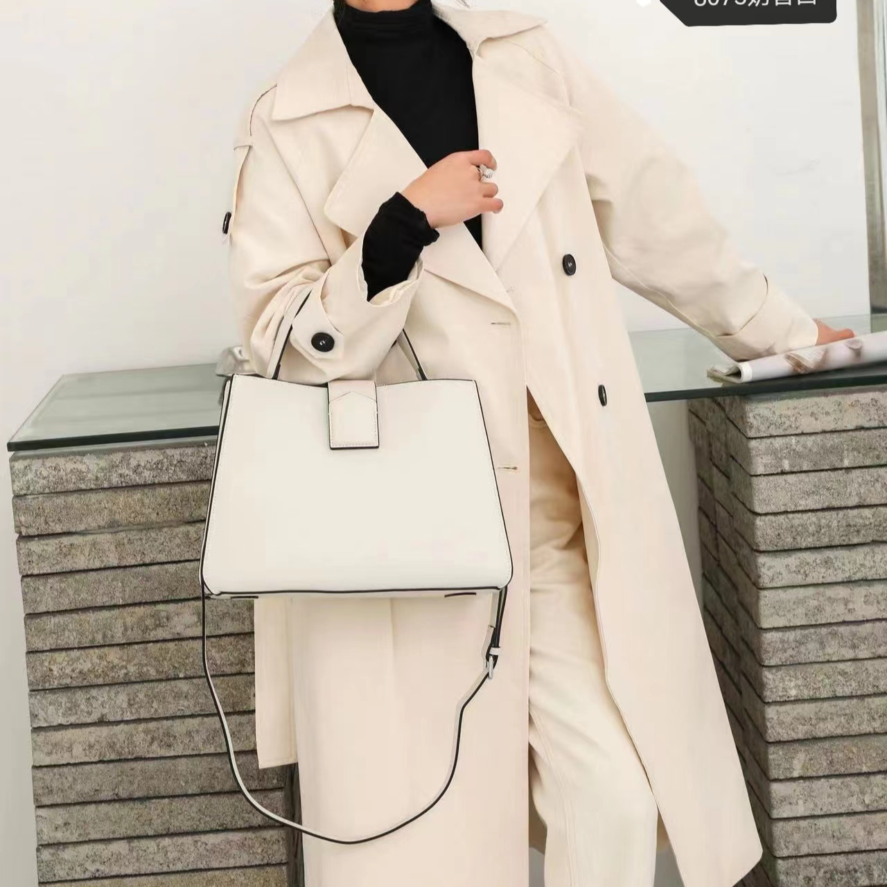 佑一【工厂直销】SLBL-8073-奶昔白轻奢时尚百搭气质女包