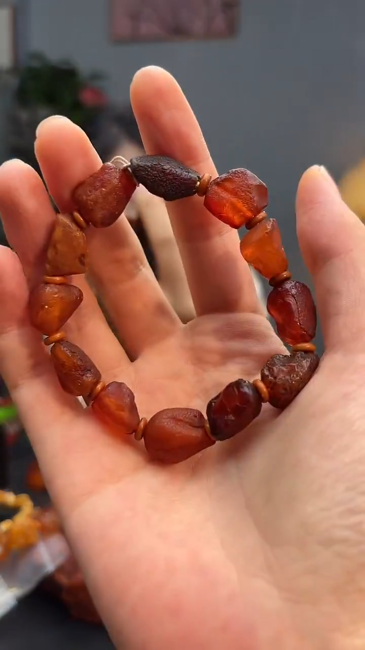 未镶嵌琥珀手串手串
