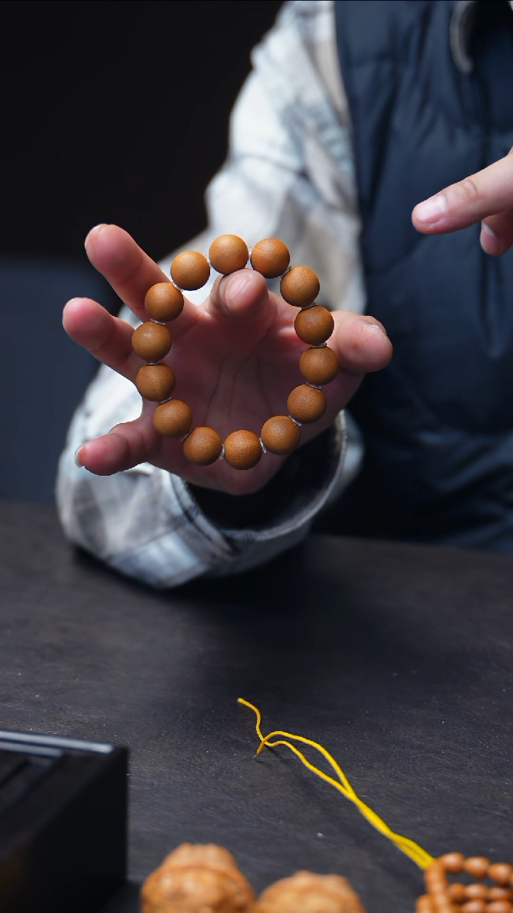 【闪购商品】橄榄核手串/手链1.5正圆橘皮