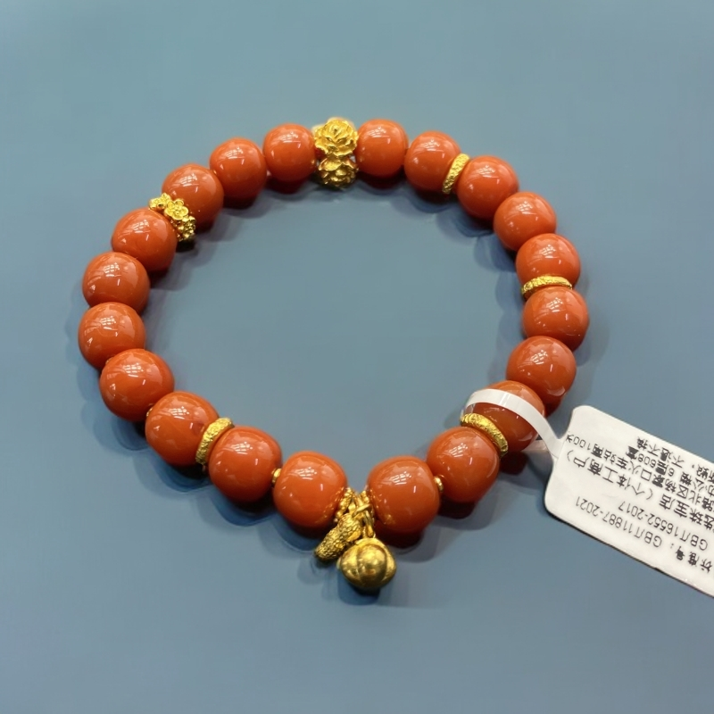 【薇心选珠宝】足金饰品足金手链