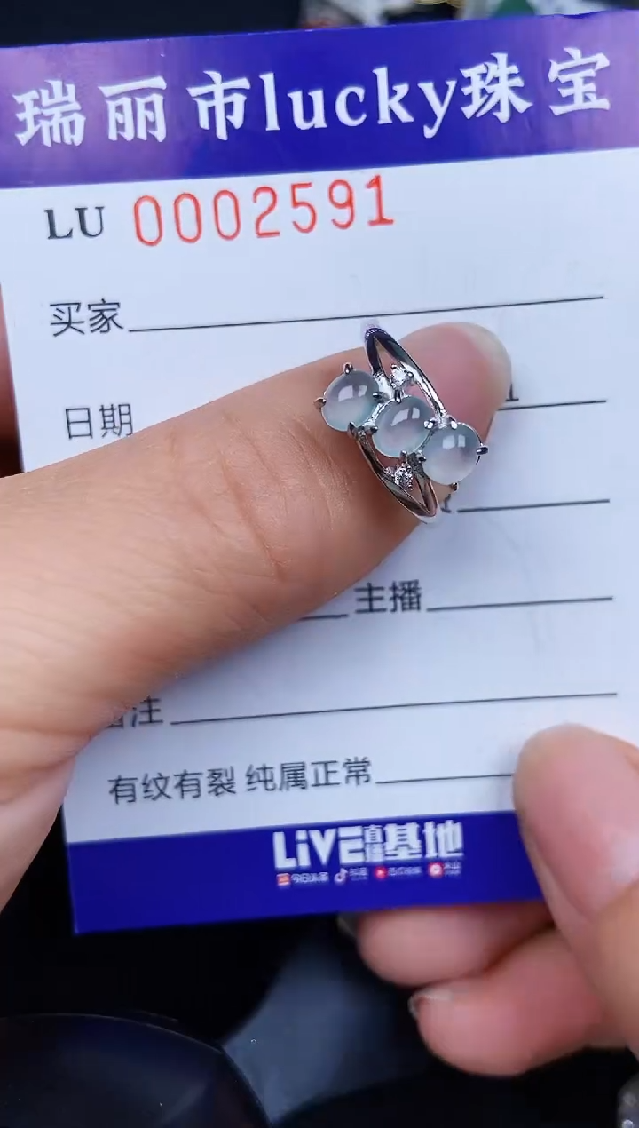 翡翠银S925镶嵌颈饰2591