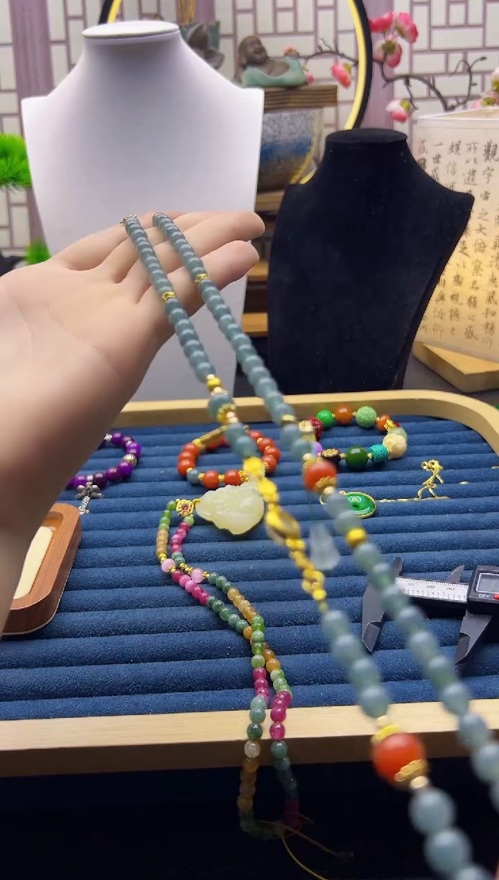 【闪购商品】翡翠颈饰14K金镶嵌X219